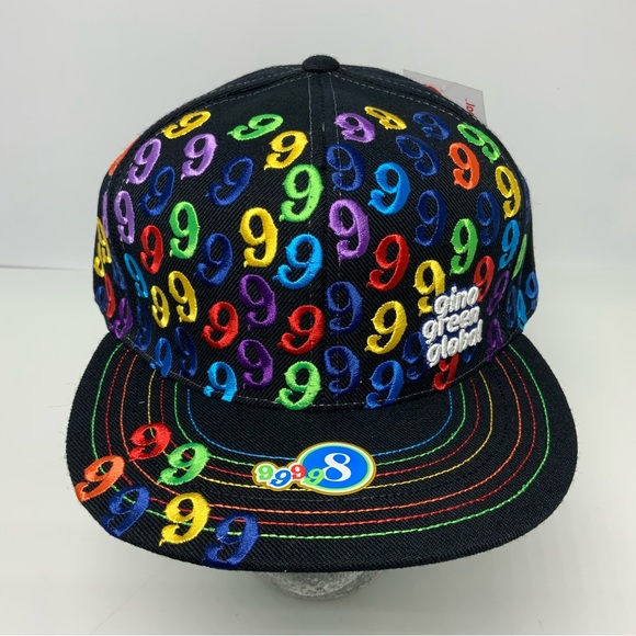 Gino Green Global Black Multicolor 59FIFTY Hat - Picture 5 of 5